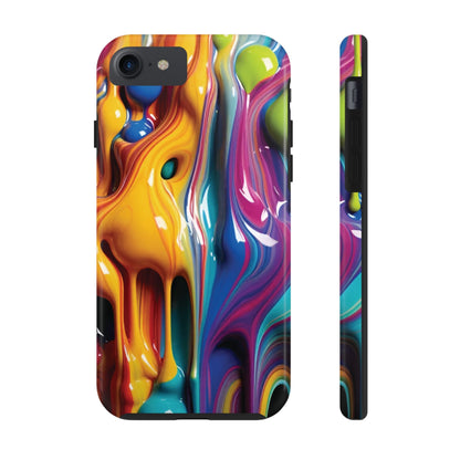 Dripping Paint Tough Phone Case For I Phone - Ruppy's Creations