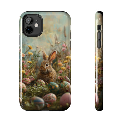 Easter Bunny & Eggs Tough iPhone Case - Ruppy's Creations