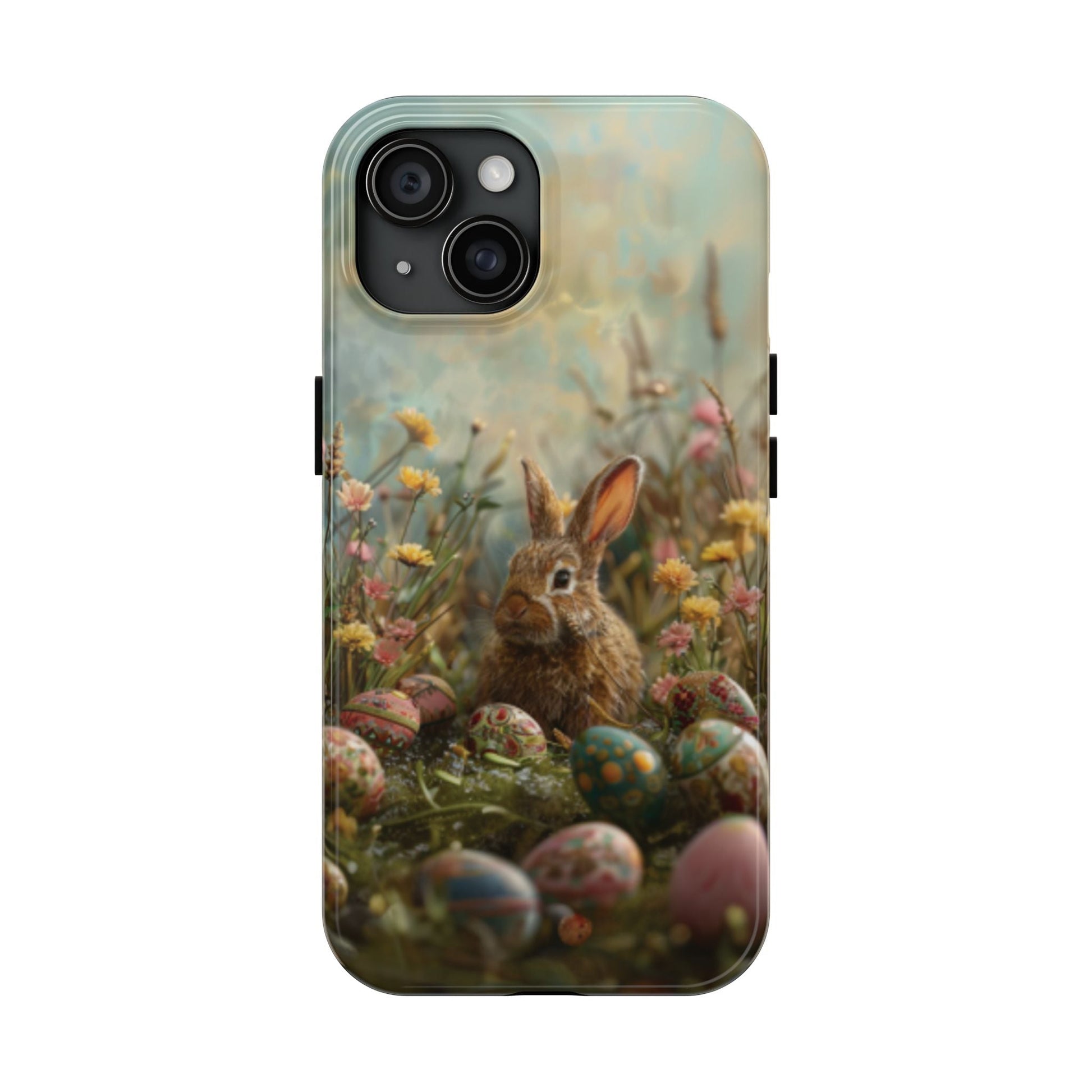 Easter Bunny & Eggs Tough iPhone Case - Ruppy's Creations