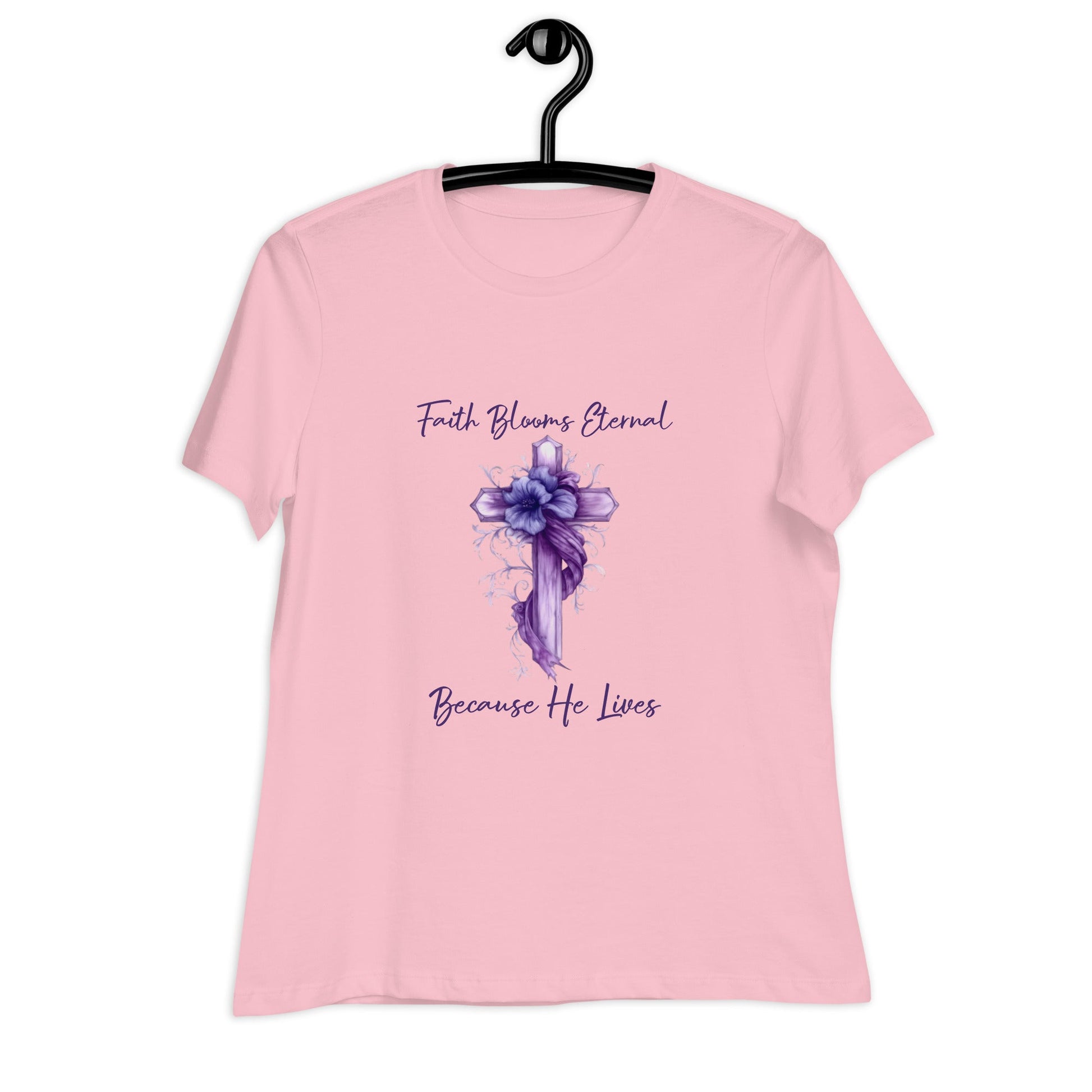 Easter Faith Blooms Eternal Women's Relaxed T-Shirt - Ruppy's Creations