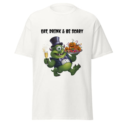 Eat, Drink & Be Scary Unisex Halloween Tee - Ruppy's Creations