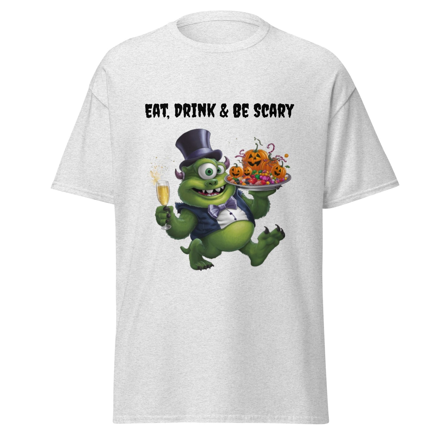 Eat, Drink & Be Scary Unisex Halloween Tee - Ruppy's Creations