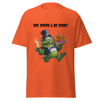 Eat, Drink & Be Scary Unisex Halloween Tee - Ruppy's Creations