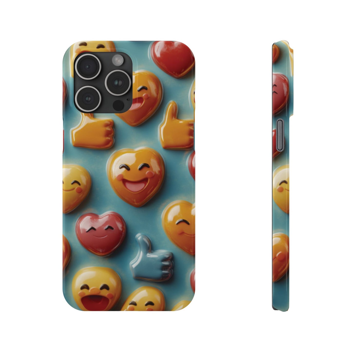 Emoji fun Slim Phone Cases - Ruppy's Creations