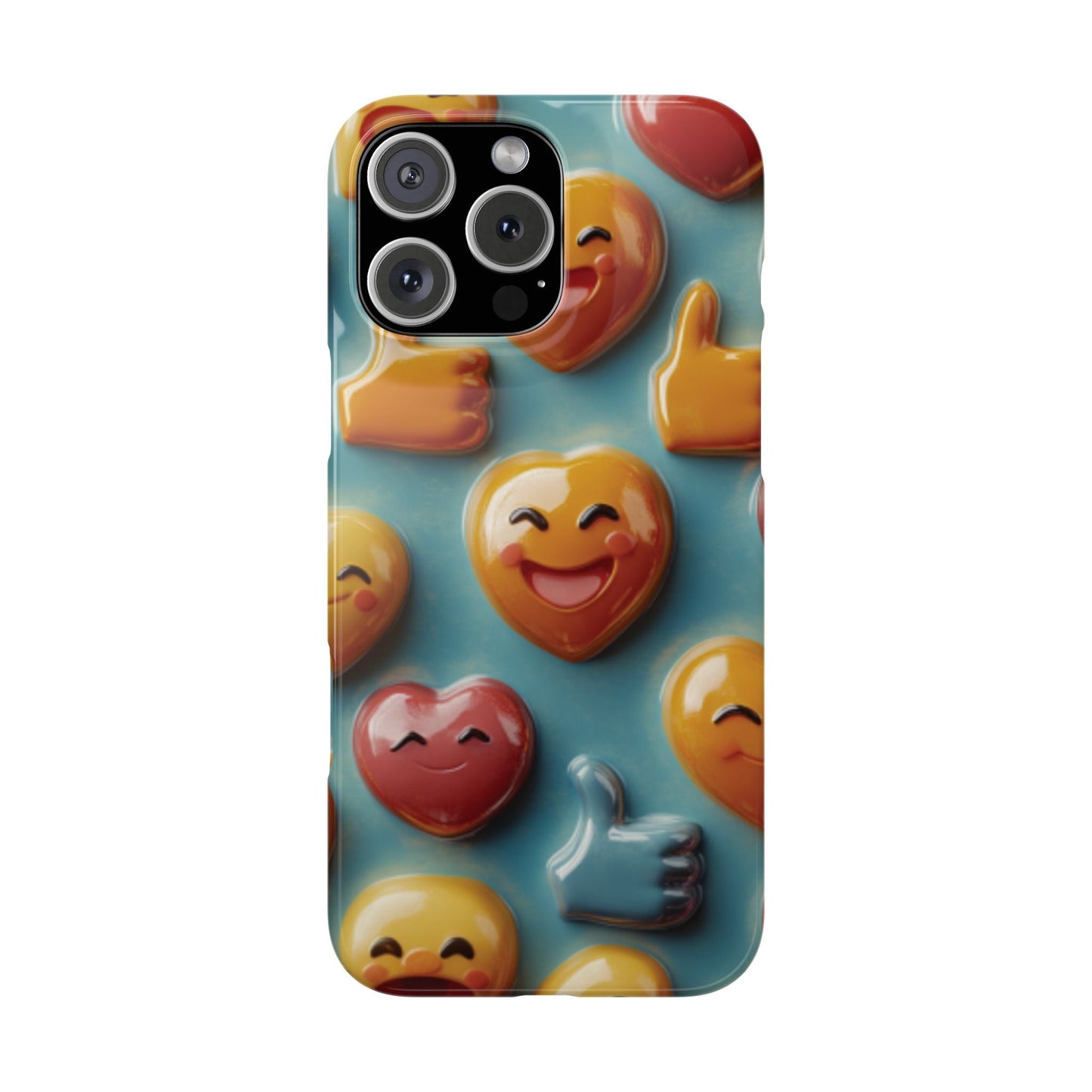 Emoji fun Slim Phone Cases - Ruppy's Creations