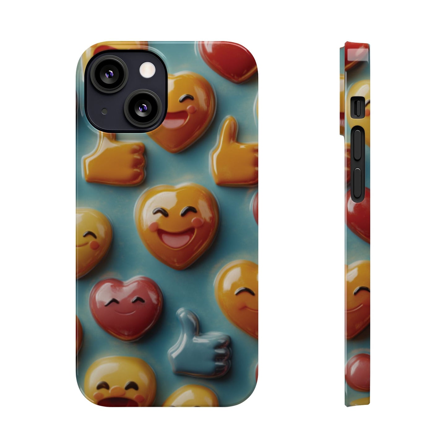 Emoji fun Slim Phone Cases - Ruppy's Creations