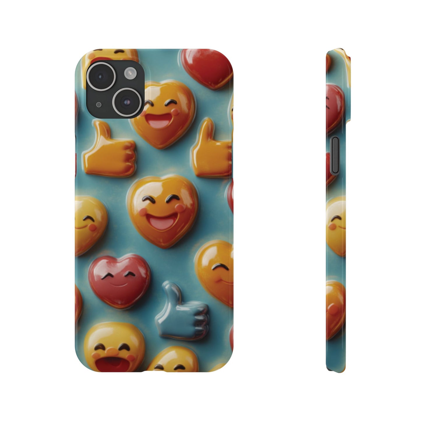 Emoji fun Slim Phone Cases - Ruppy's Creations