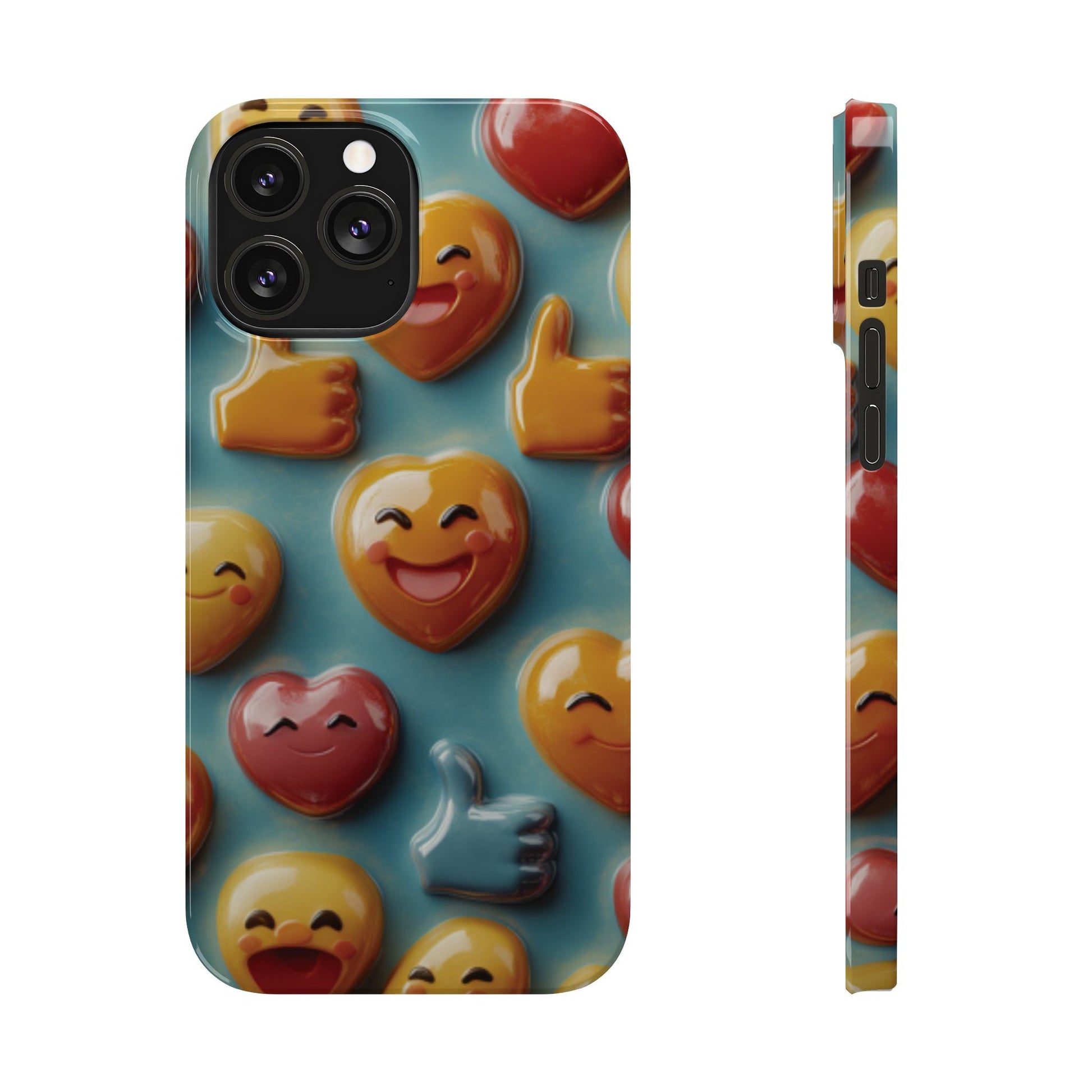 Emoji fun Slim Phone Cases - Ruppy's Creations