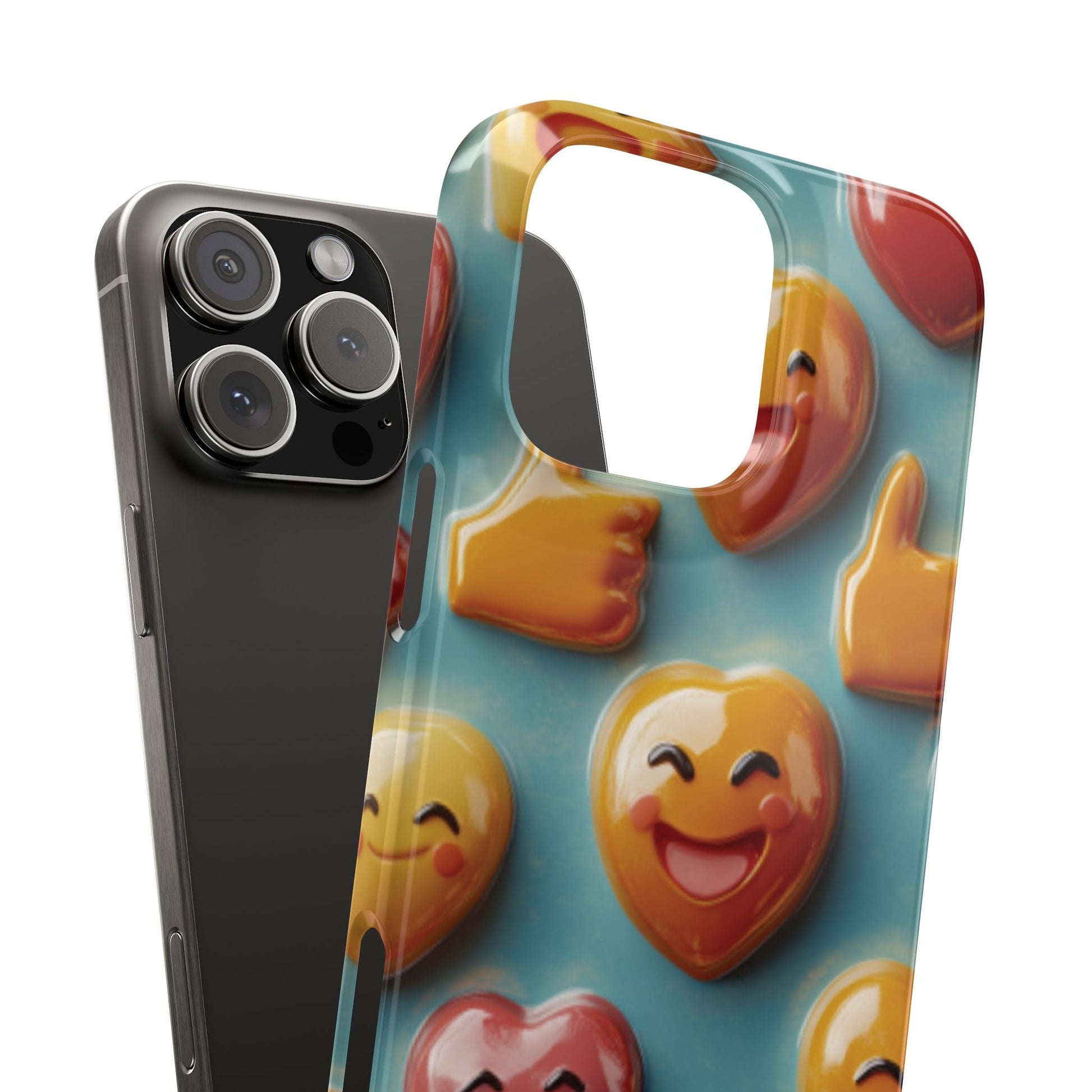 Emoji fun Slim Phone Cases - Ruppy's Creations