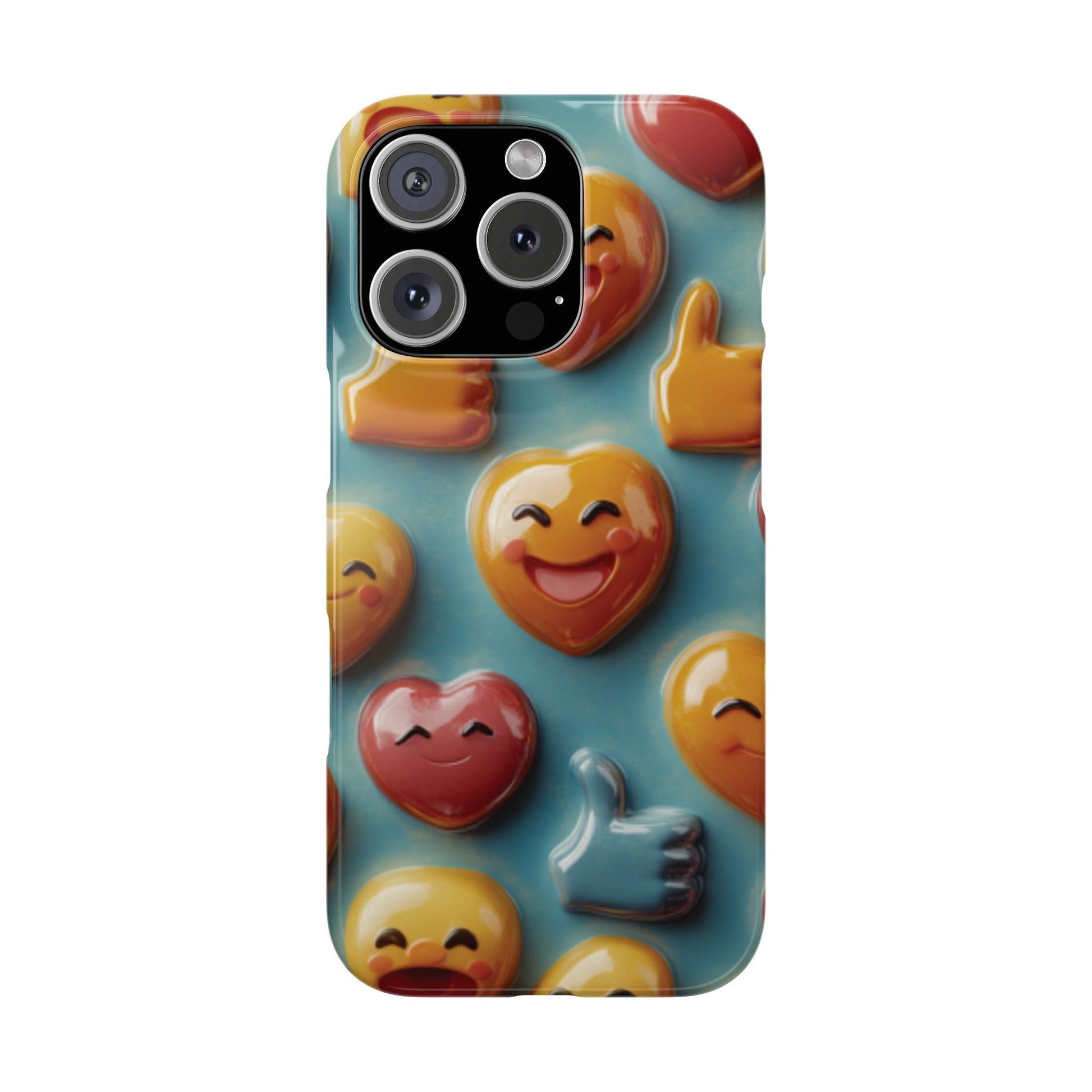 Emoji fun Slim Phone Cases - Ruppy's Creations