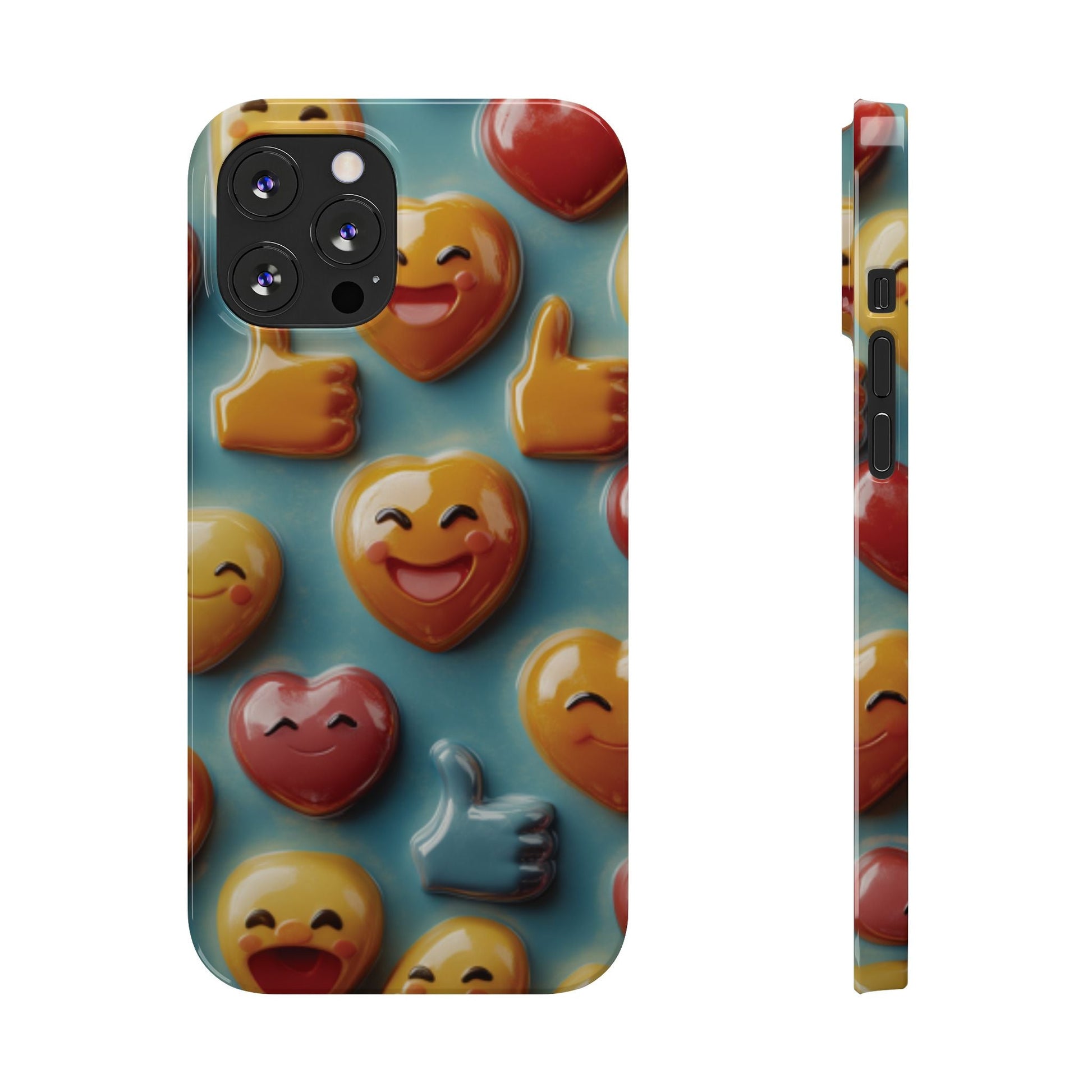 Emoji fun Slim Phone Cases - Ruppy's Creations