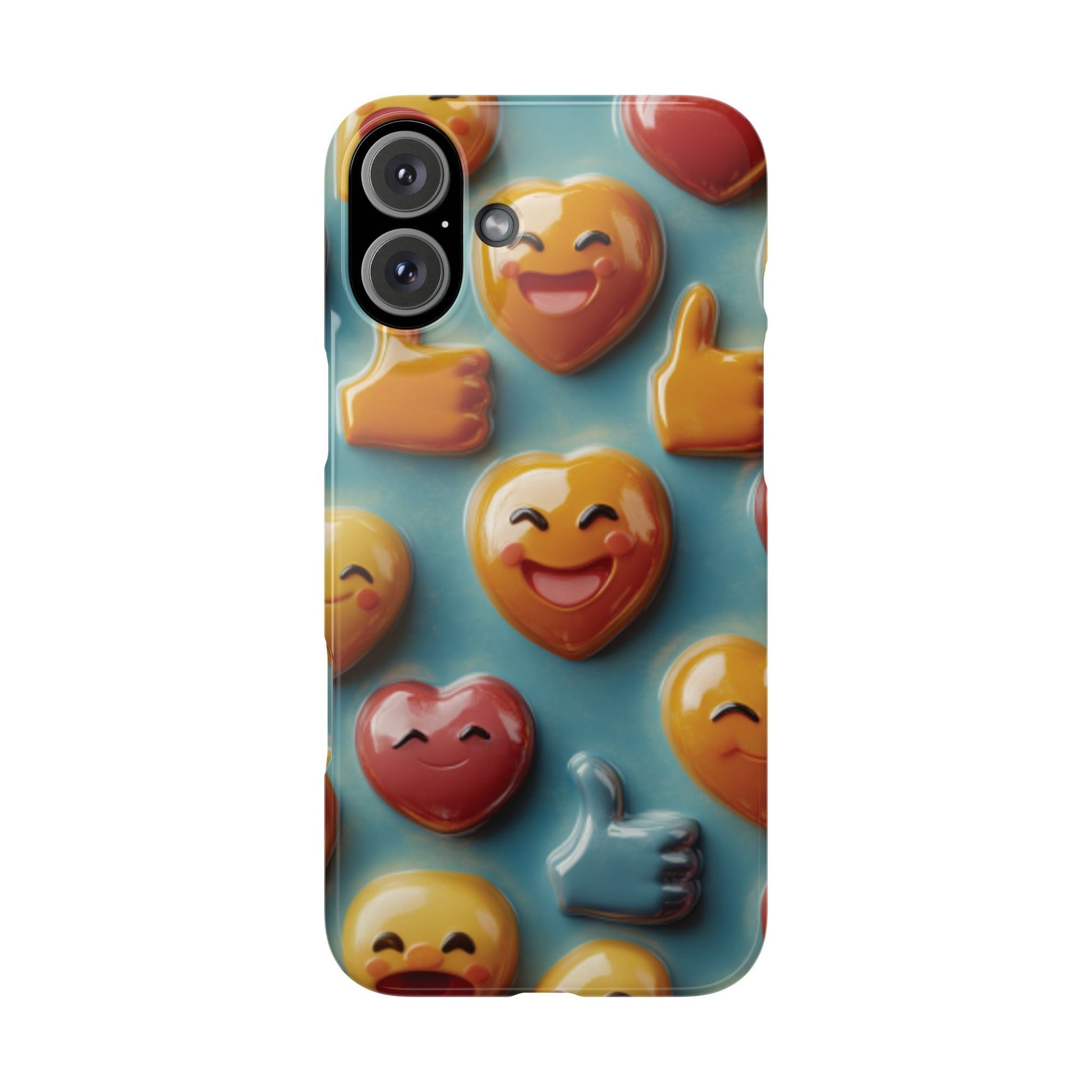 Emoji fun Slim Phone Cases - Ruppy's Creations