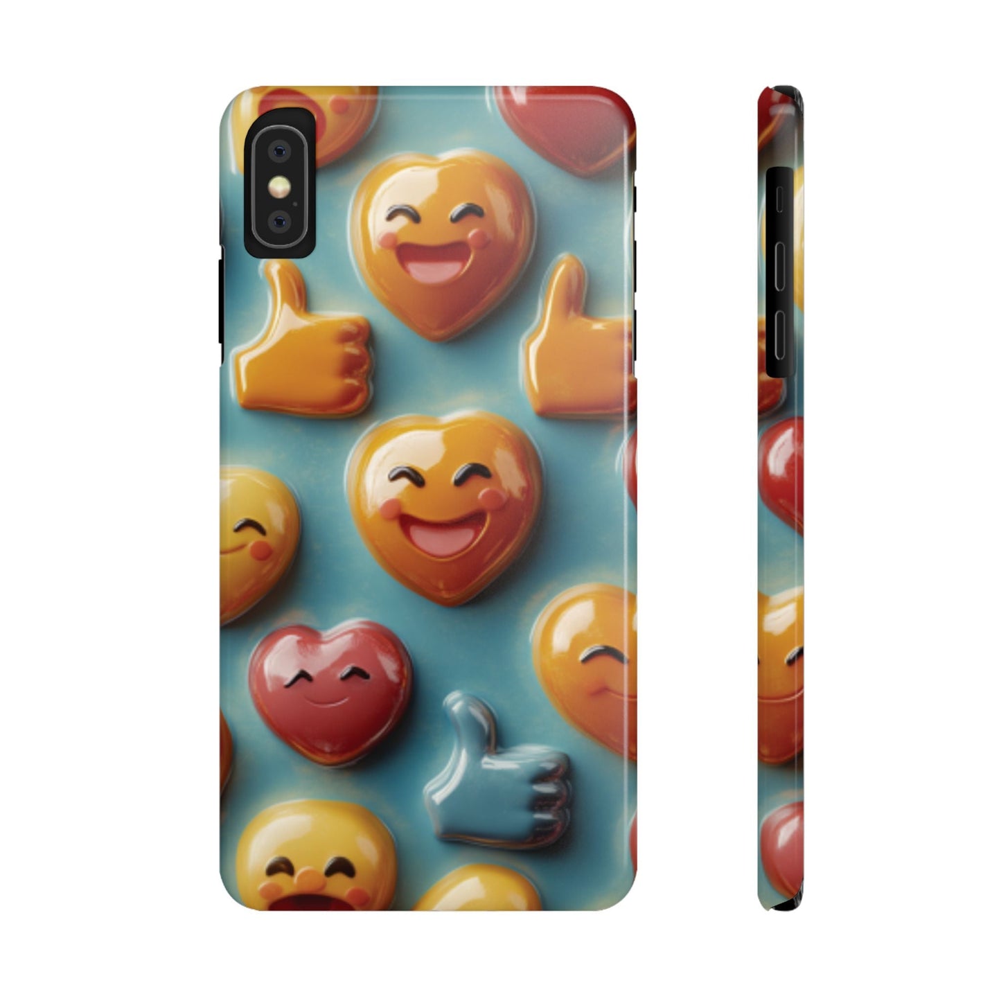 Emoji fun Slim Phone Cases - Ruppy's Creations