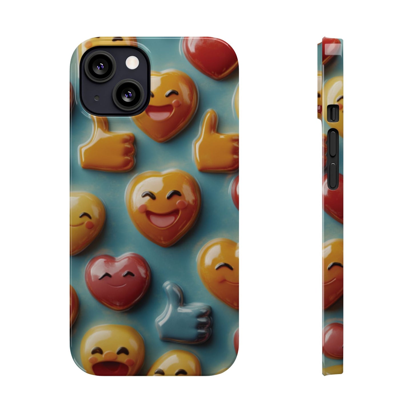 Emoji fun Slim Phone Cases - Ruppy's Creations