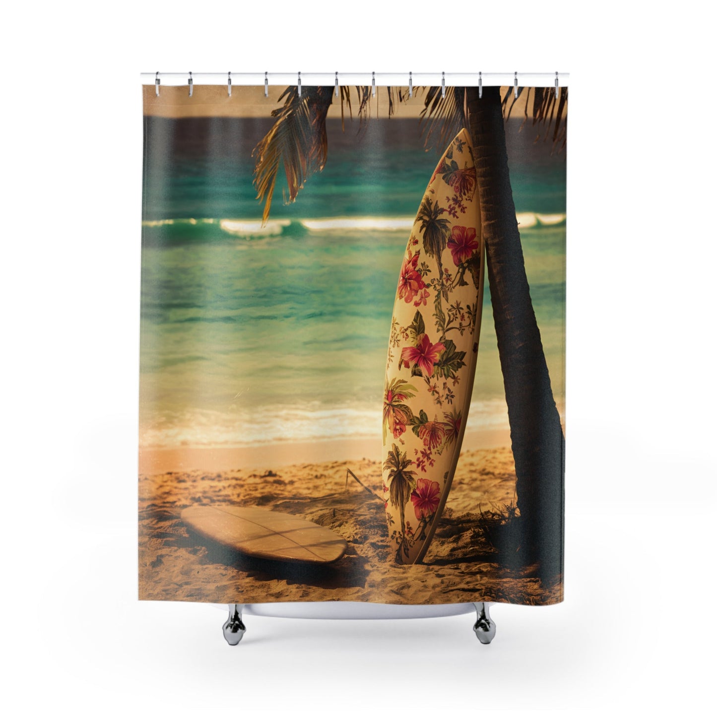 Endless Summer Polyester Shower Curtain - Ruppy's Creations