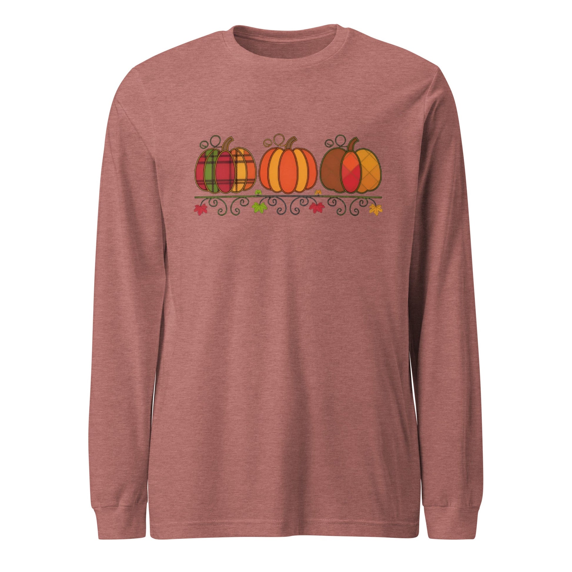 Fall Pumpkins Women's Long Sleeve Tee - Ruppy's Creations