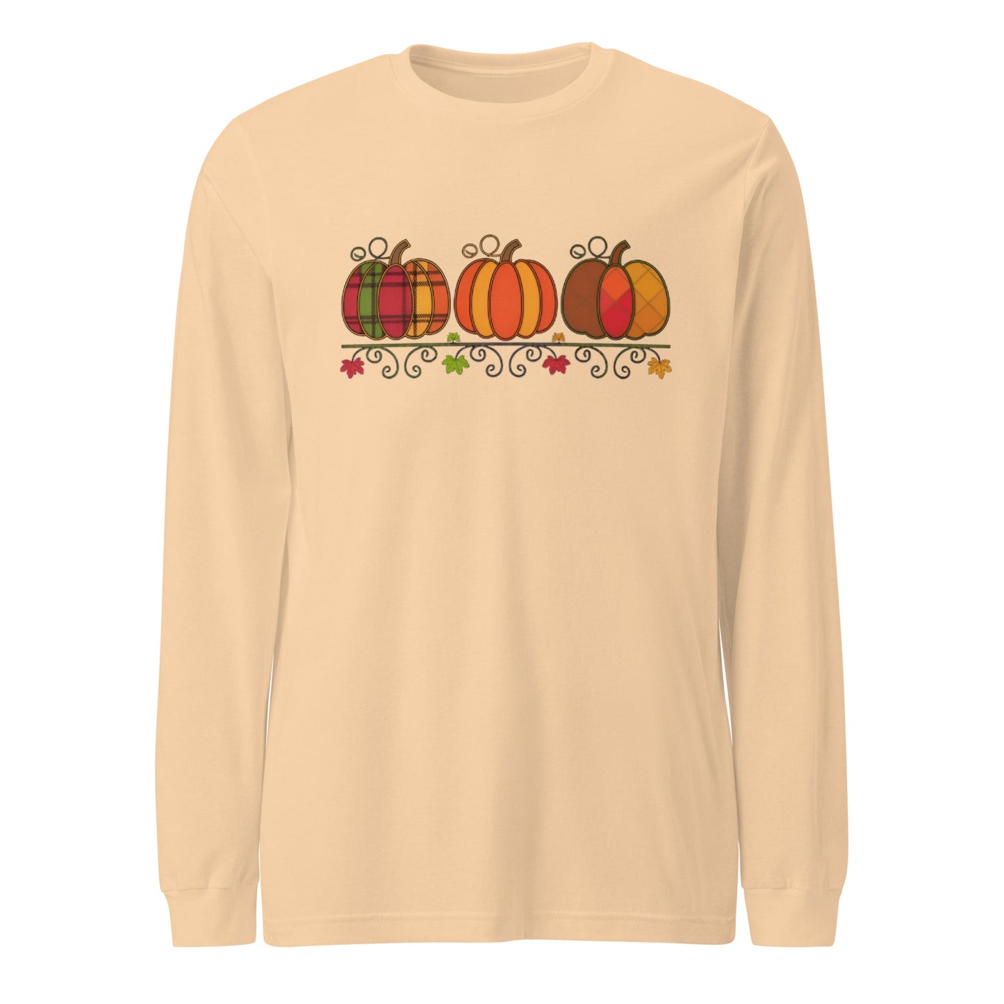 Fall Pumpkins Women's Long Sleeve Tee - Ruppy's Creations