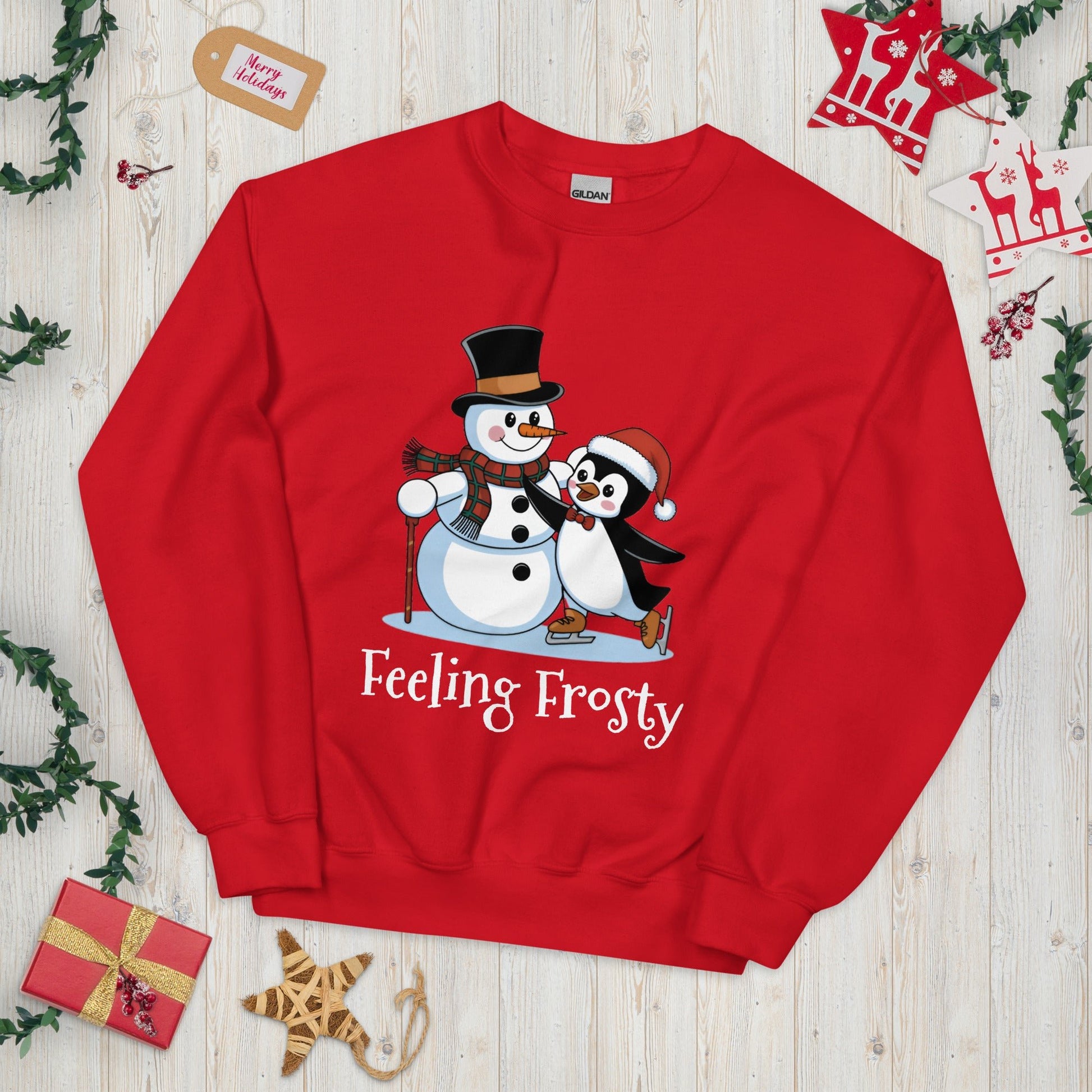 Feeling Frosty Unisex Christmas Sweatshirt - Ruppy's Creations