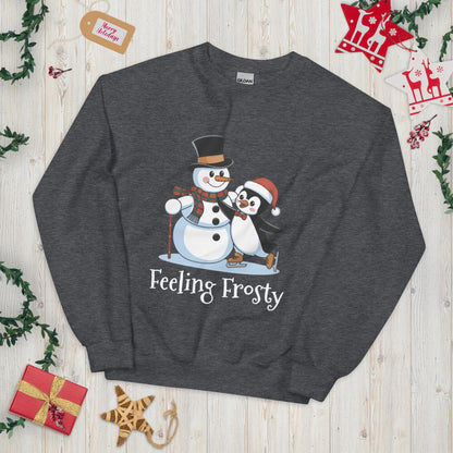 Feeling Frosty Unisex Christmas Sweatshirt - Ruppy's Creations