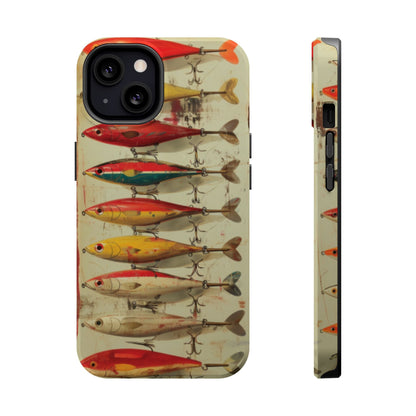 Fishing Lures MagSafe Tough iphone Case - Ruppy's Creations