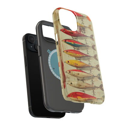 Fishing Lures MagSafe Tough iphone Case - Ruppy's Creations