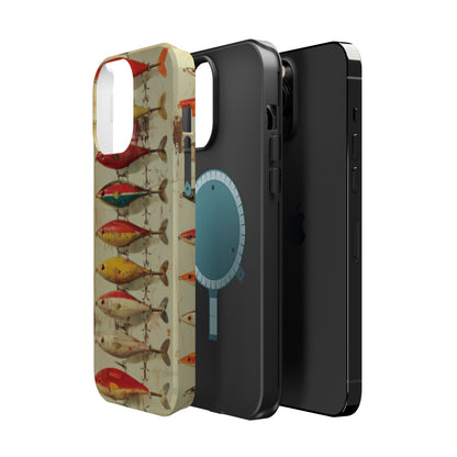 Fishing Lures MagSafe Tough iphone Case - Ruppy's Creations