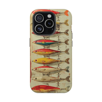 Fishing Lures MagSafe Tough iphone Case - Ruppy's Creations