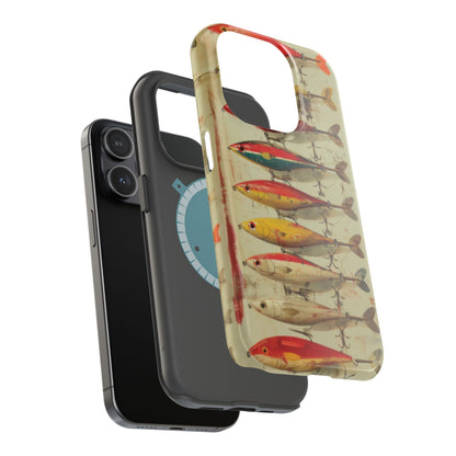 Fishing Lures MagSafe Tough iphone Case - Ruppy's Creations