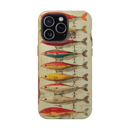 Fishing Lures MagSafe Tough iphone Case - Ruppy's Creations