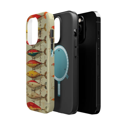 Fishing Lures MagSafe Tough iphone Case - Ruppy's Creations