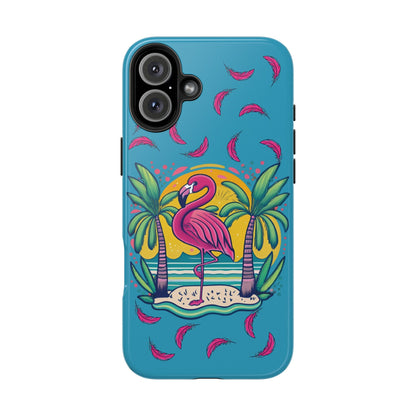 Flamingos & Sunsets Tough iphone Case - Ruppy's Creations