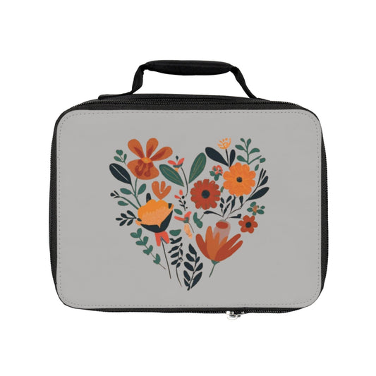 Floral Heart Lunch Bag - Ruppy's Creations