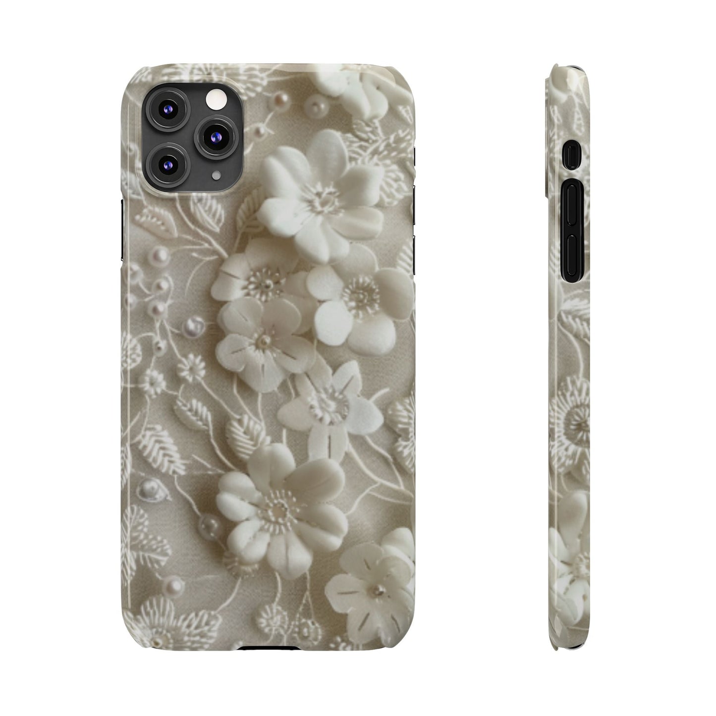 Floral Lace Slim iPhone Case - Ruppy's Creations