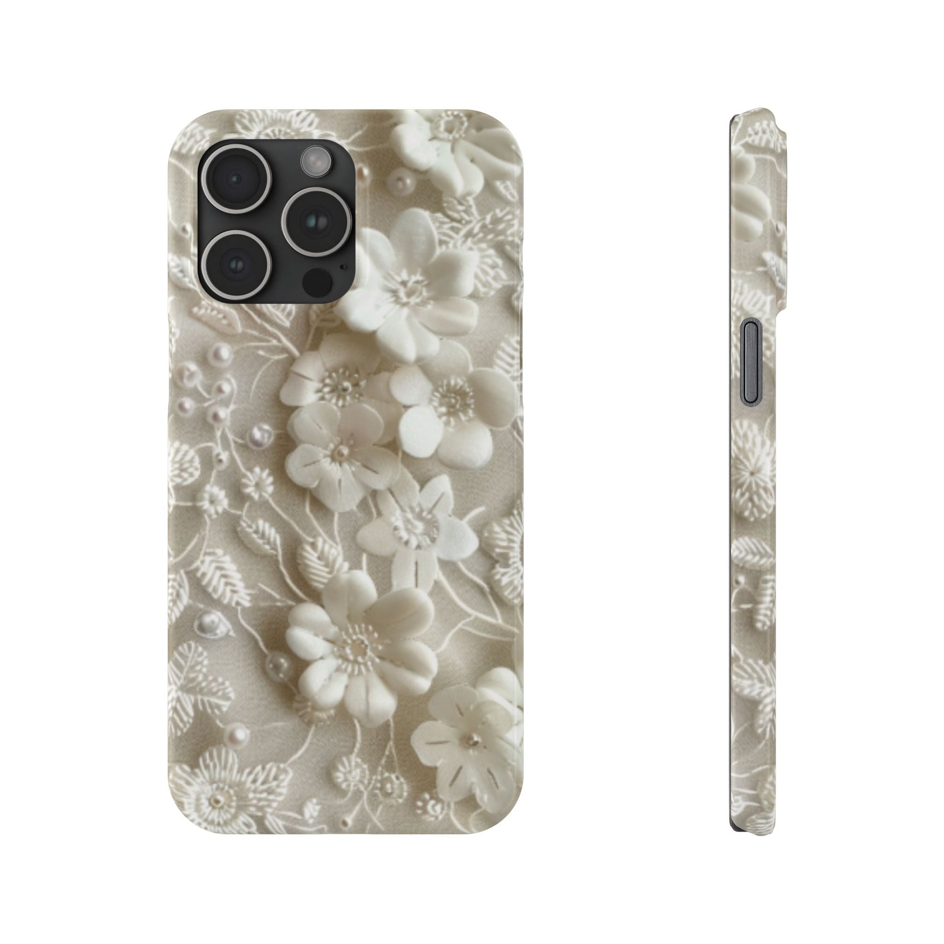 Floral Lace Slim iPhone Case - Ruppy's Creations