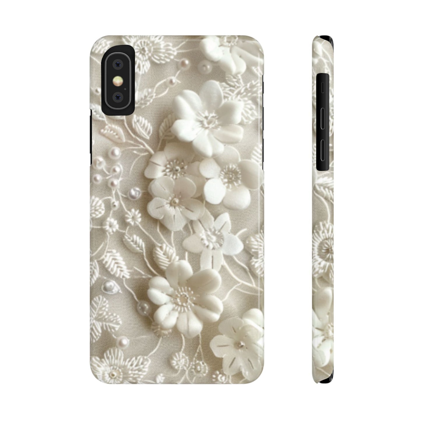 Floral Lace Slim iPhone Case - Ruppy's Creations