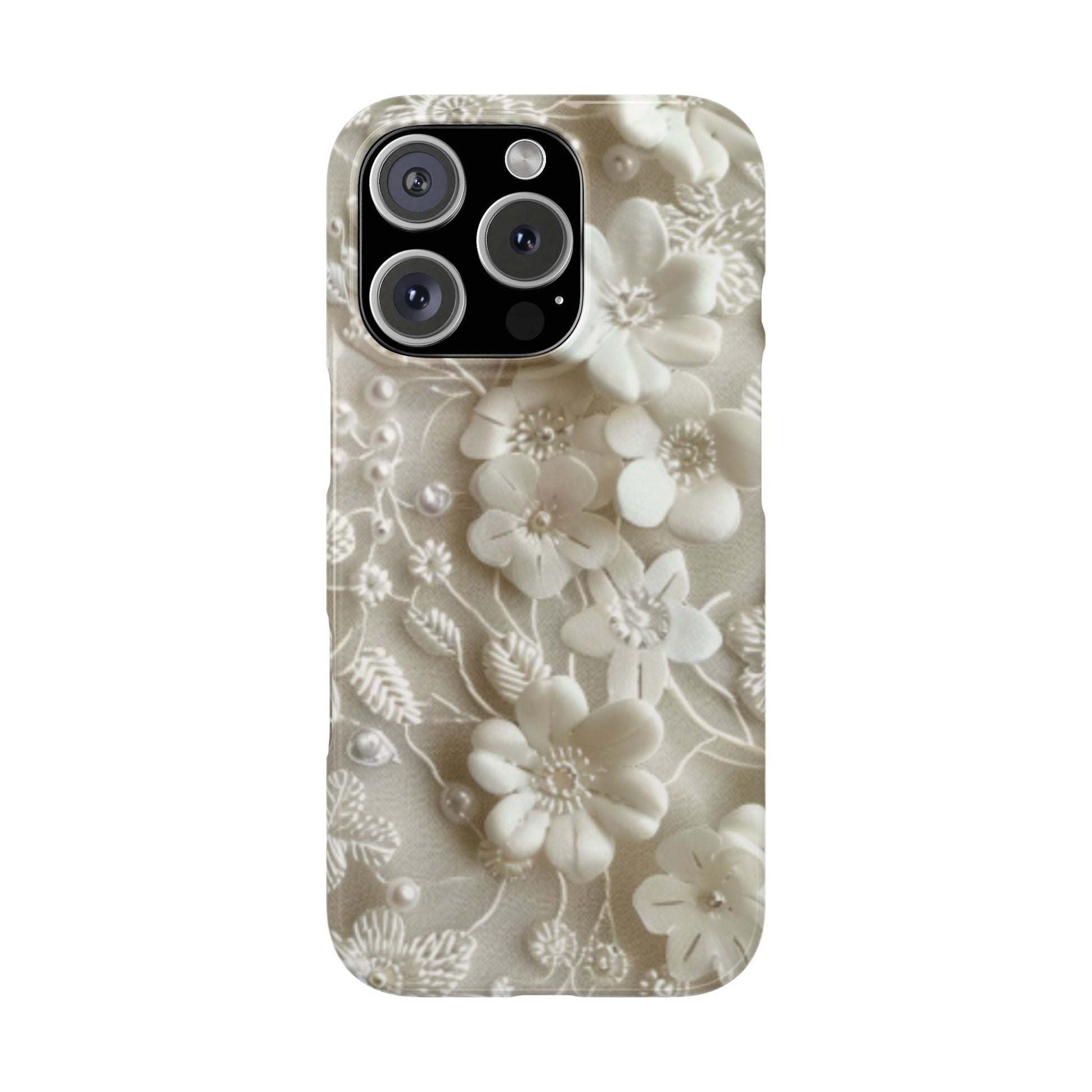 Floral Lace Slim iPhone Case - Ruppy's Creations