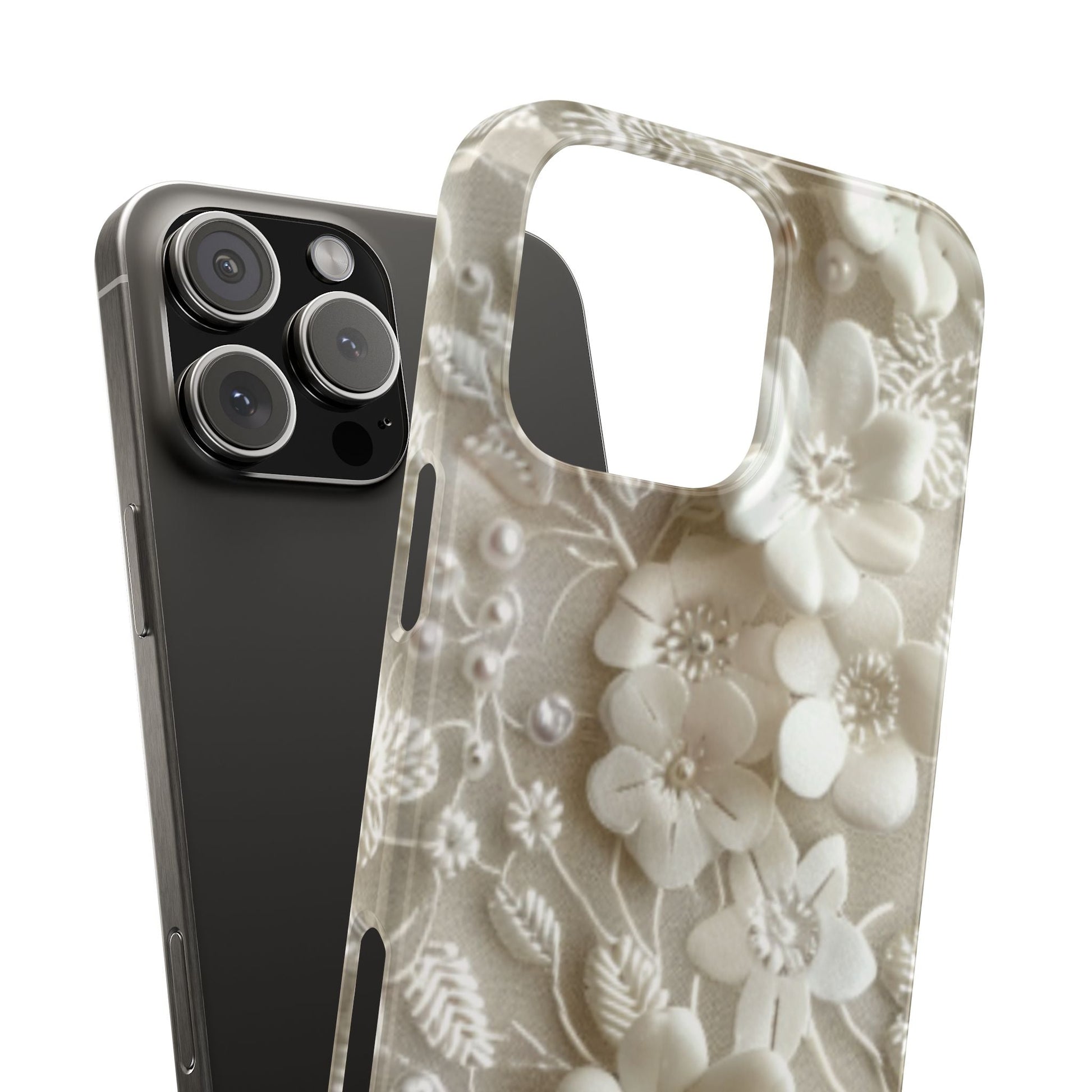 Floral Lace Slim iPhone Case - Ruppy's Creations