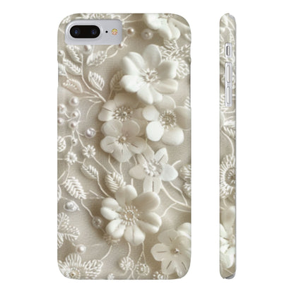 Floral Lace Slim iPhone Case - Ruppy's Creations