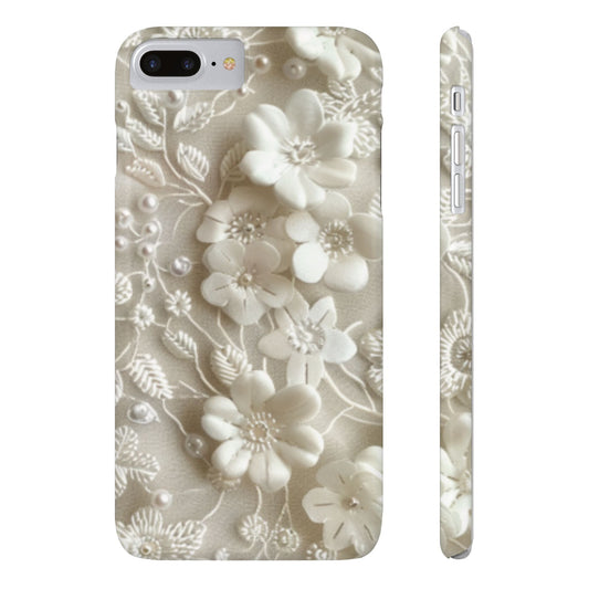 Floral Lace Slim iPhone Case - Ruppy's Creations