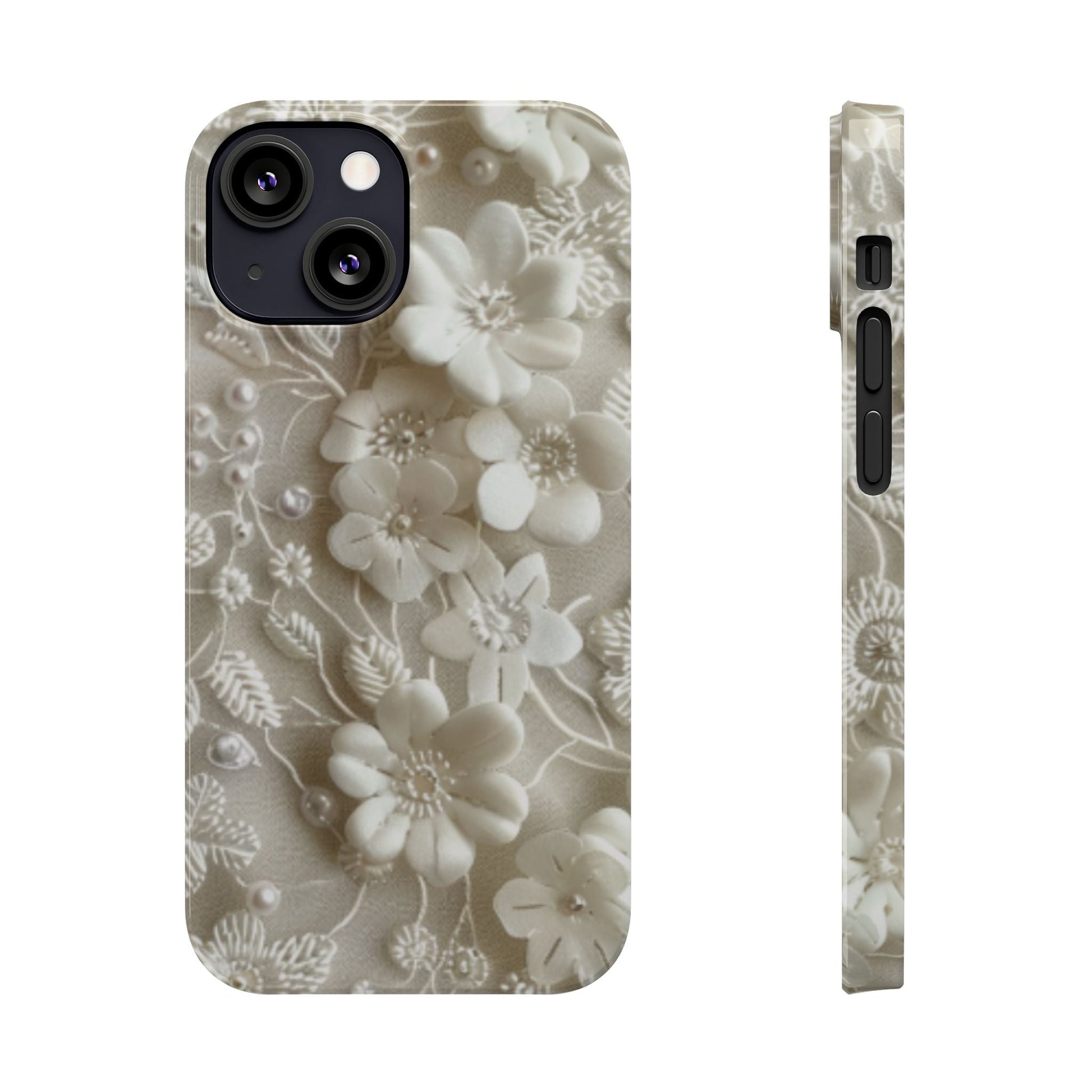 Floral Lace Slim iPhone Case - Ruppy's Creations