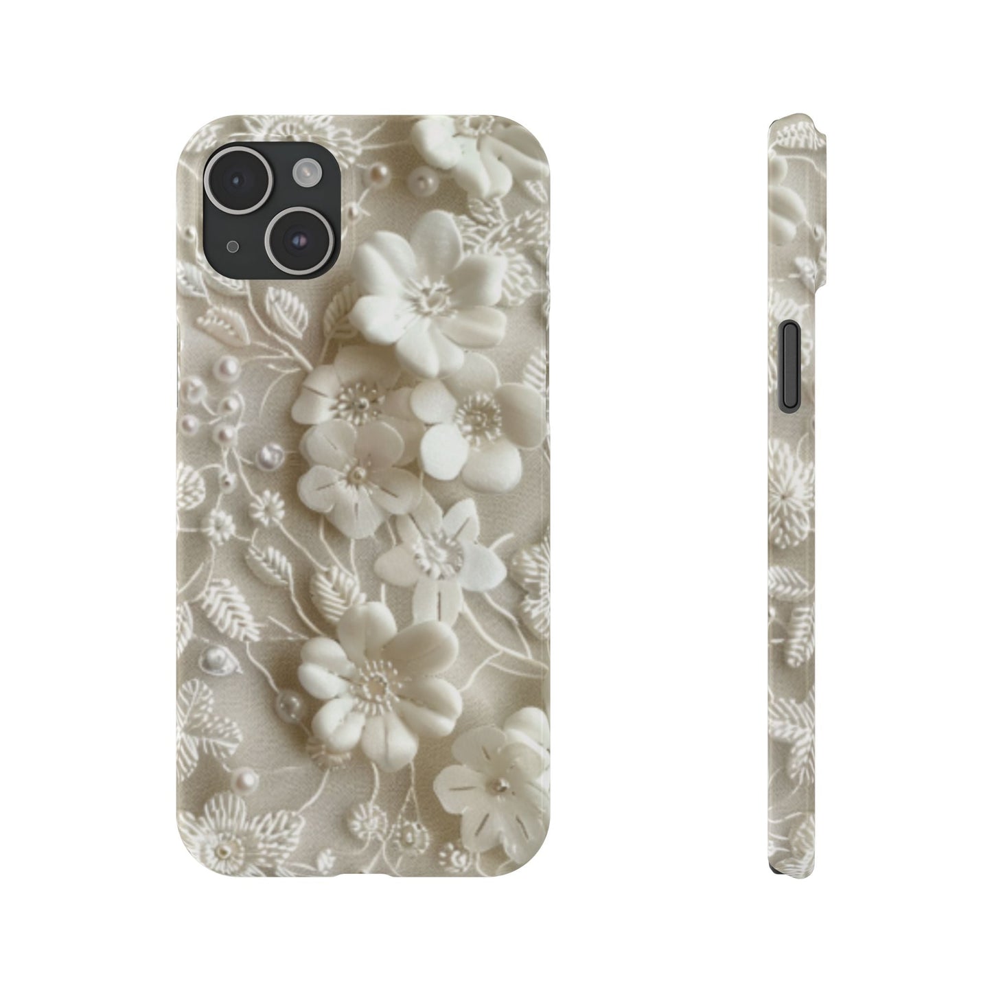 Floral Lace Slim iPhone Case - Ruppy's Creations