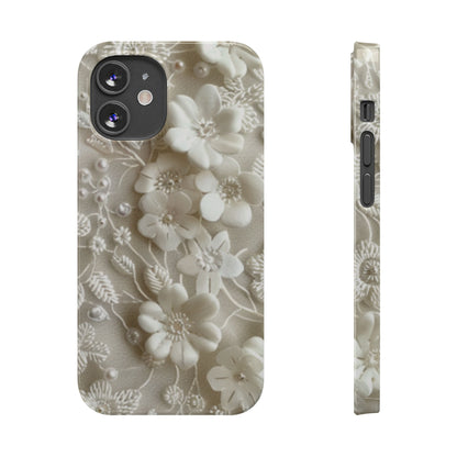 Floral Lace Slim iPhone Case - Ruppy's Creations