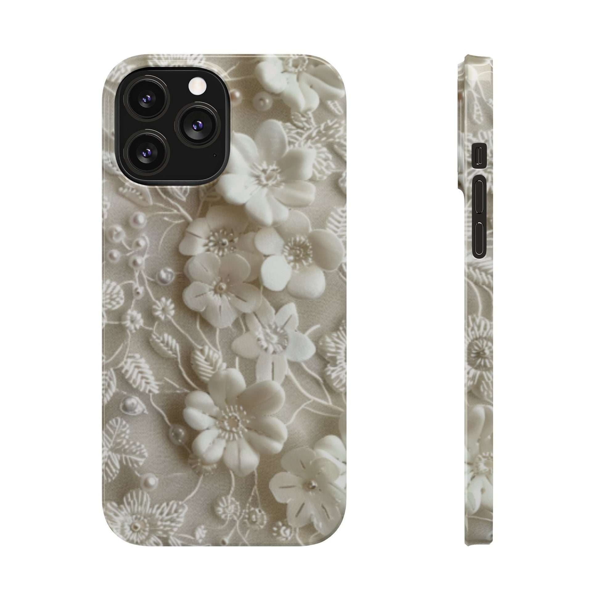 Floral Lace Slim iPhone Case - Ruppy's Creations