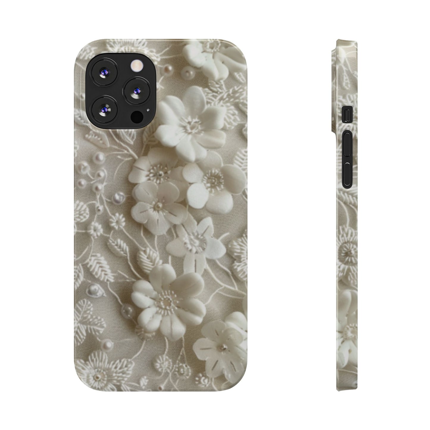 Floral Lace Slim iPhone Case - Ruppy's Creations