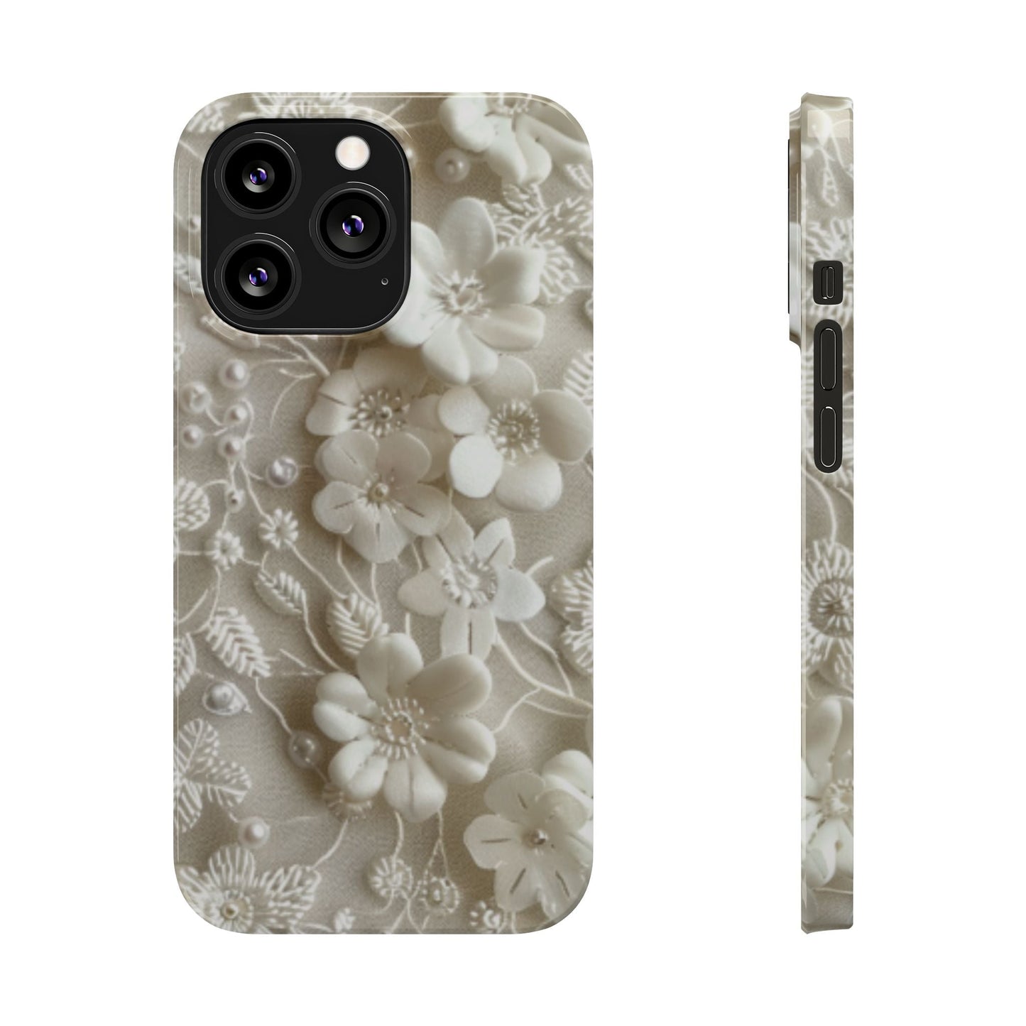 Floral Lace Slim iPhone Case - Ruppy's Creations