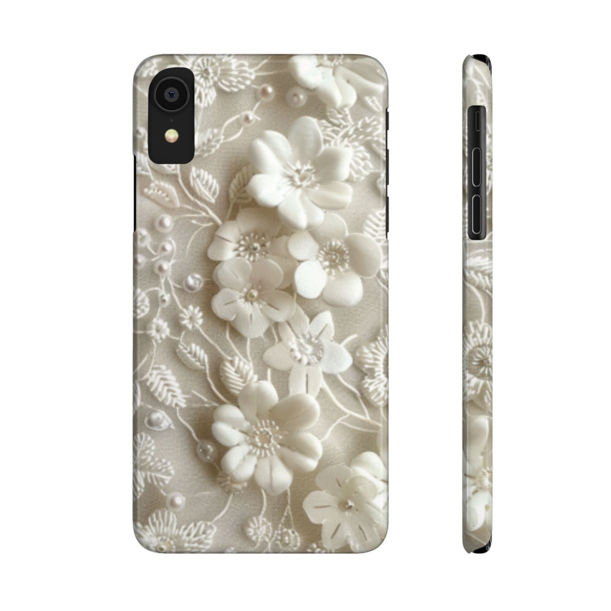 Floral Lace Slim iPhone Case - Ruppy's Creations