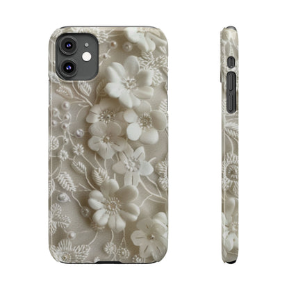 Floral Lace Slim iPhone Case - Ruppy's Creations