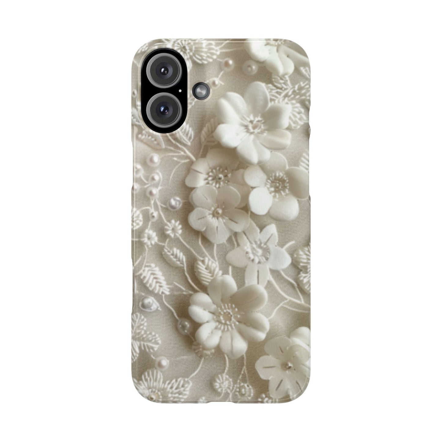 Floral Lace Slim iPhone Case - Ruppy's Creations