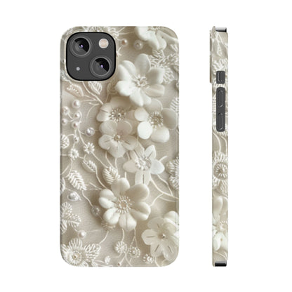 Floral Lace Slim iPhone Case - Ruppy's Creations