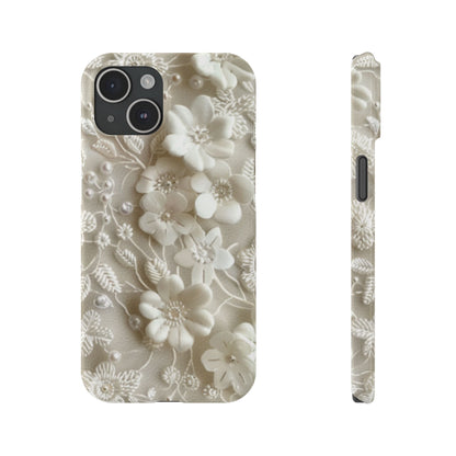 Floral Lace Slim iPhone Case - Ruppy's Creations